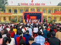 Thực hiện kế hoạch Số 08/KH-PGDĐT ngày 25 tháng 02 năm 2025 của Phòng GD&ĐT Kế hoạch tổ chức sinh hoạt chuyên môn cụm trường cấp THCS năm học 2024-2025. Nhà trường đã xây dựng kế hoạch và cử giáo viên tham gia buổi sinh hoạt chuyên môn tại trường THCS Đồng Yên với sự tham gia của 12 cán bộ quản lý, 141 giáo viên đến từ 7 đơn vị trường học có cấp THCS trong cụm.